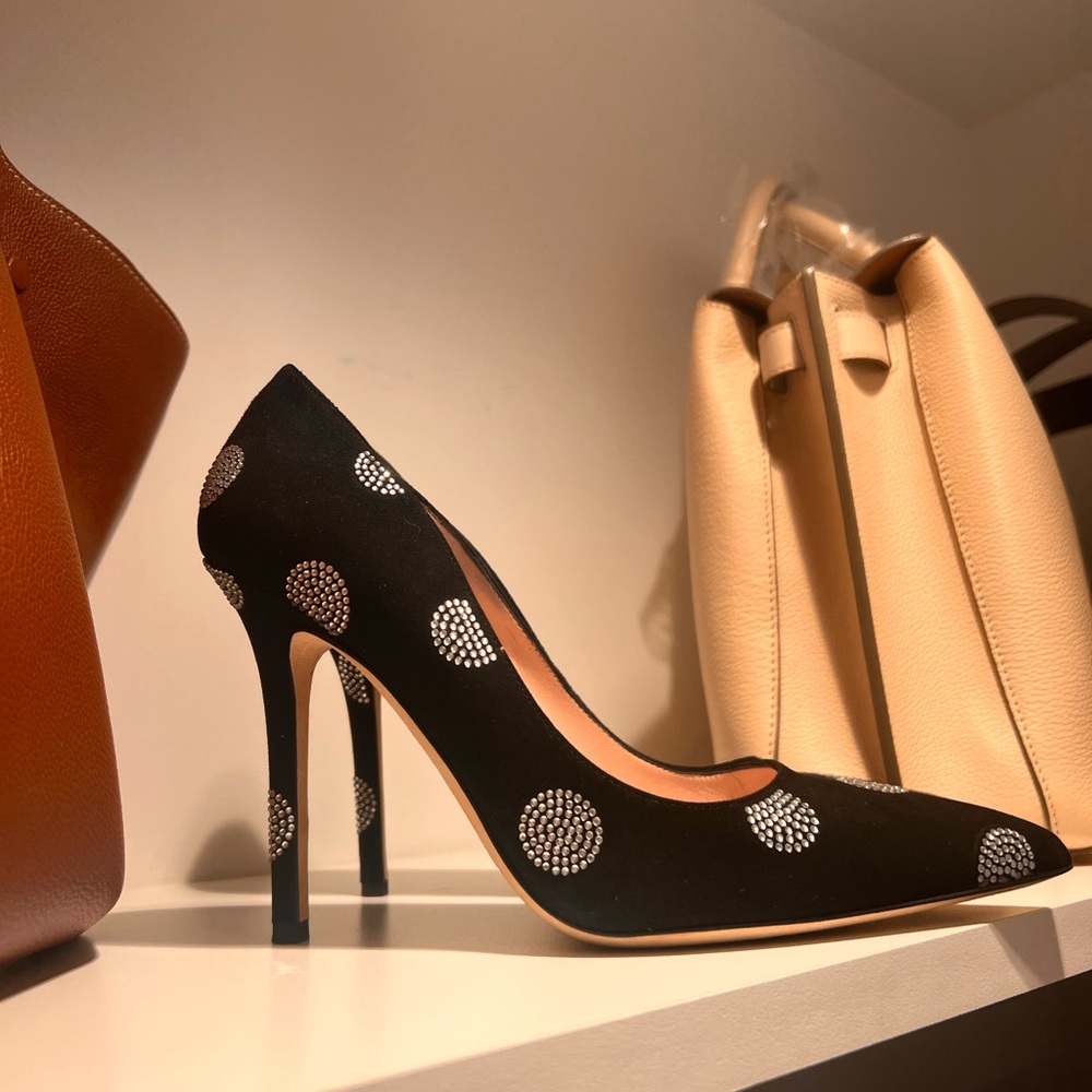 Kate Spade Satin and Rhinestone pumps